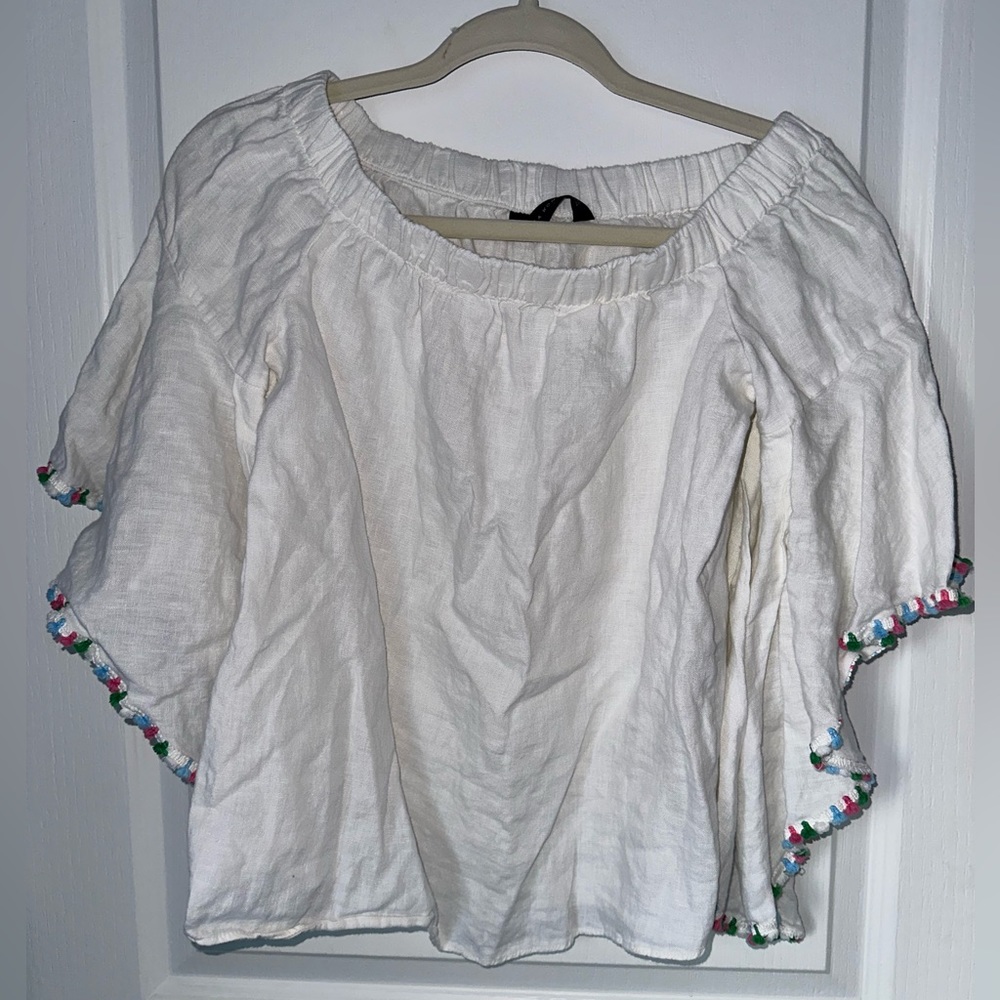 Zara woman linen shirt. Size S